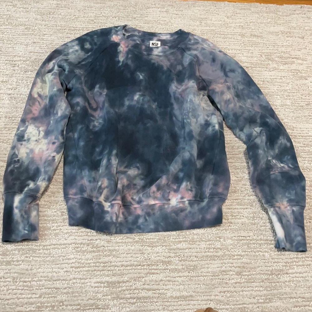 LIKE NEW NSF tie-dye sweatshirt. Size small.